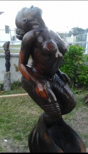 Andret's Mahogany sculpture